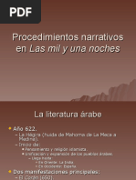 Procedimientos Narrativos en Las Mil y Una Noches