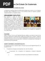 3 Poderes Guatemala e Impuestos Directos e Indirectos Todo en 6 Hojas