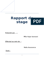 Rapport de Stage Wafa Assurance