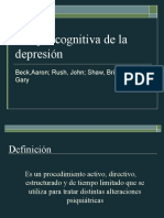 Terapia Cognitiva de La Depresion