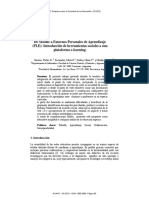 De Moodle A Entornos Personales de Aprendizaje (PLE) : Introducción de Herramientas Sociales A Una Plataforma E-Learning.