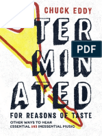 Terminated For Reasons of Taste by Chuck Eddy