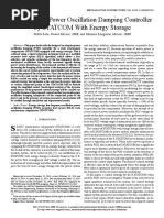 An Adaptive Power Oscillation Damping Controllerby STATCOM With Energy Storage