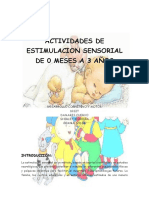 Actividades de Estimulacion Sensorial