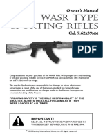 AK-47 Wasr Type Rifle Owners Manual