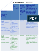 T-Tess Teacher Self Assessment