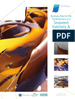 Business Plan Fot The Establishment of A Seaweed Hatchery and Grow-Out Farm PDF