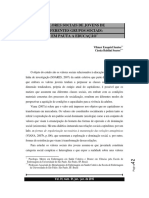 Valores Sociais de Jovens de Diferentes Grupos Sociais - em Pauta A Educação - Vilmar Ezequiel Santos e Cássia Baldini Soares