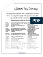 A Scientific Dissent From Darwinism 1 (March 2013)