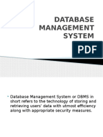 Database Management System