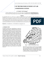 Enhancement of The Processes of Desiccant Air