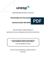 A Visualização No Ensino de Matemática - Uma Experiência Com Alunos Surdos