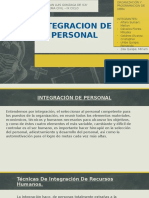 Integracion de Personal