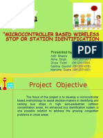 Microcontroller Based Wireless Bus Station Identification