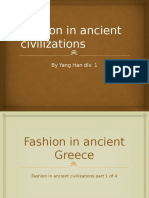 Fashion in Ancient Civilization