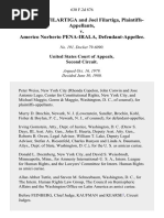 Dolly M. E. Filartiga and Joel Filartiga v. Americo Norberto Pena-Irala, 630 F.2d 876, 2d Cir. (1980)