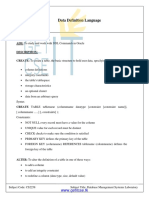 Lab Manual - Dbms-Final PDF