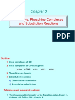 Carbonyls, Phosphine Complexes and Substitution Reactions