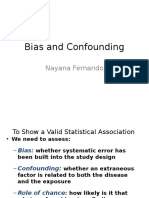 Bias and Confounding: Nayana Fernando