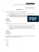 MA09E Probabilidades - Ejercicios