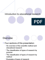 Introduction To Educational Research