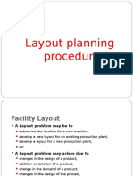 Layout Planning Procedure 