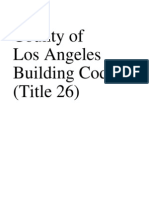 2008 County of Los Angeles Building Code (Title 26)