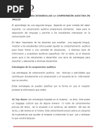 Estrategias de Comprension Auditiva PDF