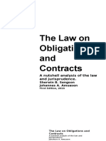 The Law On Obligations and Contracts