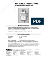 Sensor de Trama de Hilo Eltex para Telares de Pinza