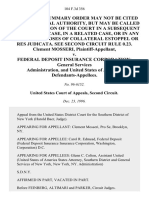 Clement Mosseri v. Federal Deposit Insurance Corporation General Services Administration, and United States of America, 104 F.3d 356, 2d Cir. (1996)