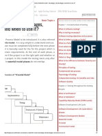 What Is Waterfall Model - Advantages, Disadvantages and When To Use It