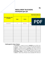 RF 08 Reporting Enrolment Blocker