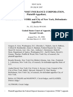 Federal Deposit Insurance Corporation v. State of New York and City of New York, 928 F.2d 56, 2d Cir. (1991)