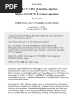 United States v. Michael Griffith, 385 F.3d 124, 2d Cir. (2004)