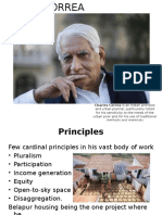 And Urban Planner, Particularly Noted For His Sensitivity To The Needs of The Urban Poor and For His Use of Traditional Methods and Materials