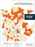 Map of District and Charter School Applications For Voluntary Pre-Kindergarten