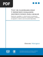 Test de Razonabilidad y Derechos Humanos