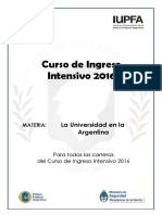 Cuadernillo LaUniversidadenlaArgentinaIUPFA-2016