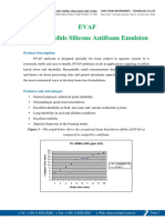 Evaf High Solids Silicone Antifoam Emulsion: Product Description