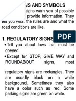 Road Signs and Symbols - To Print