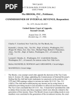 The Brook, Inc. v. Commissioner of Internal Revenue, 799 F.2d 833, 2d Cir. (1986)