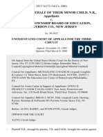 T.R. E.M.R., On Behalf of Their Minor Child, N.R. v. Kingwood Township Board of Education, Hunterdon Co., New Jersey, 205 F.3d 572, 3rd Cir. (2000)