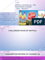 Saffola Cooking Oil Group F Sec E