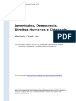 Machado, Otavio Luiz (2013) - Juventudes, Democracia, Direitos Humanos e Cidadania