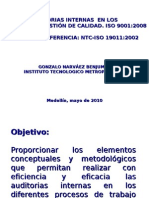 Auditorias Internas NTC-IsO 19011 de 2002