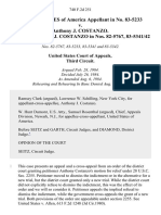 UNITED STATES of America Appellant in No. 83-5233 v. Anthony J. COSTANZO. Appeal of Anthony J. COSTANZO in Nos. 82-5767, 83-5341/42