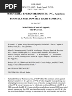 Schuylkill Energy Resources, Inc. v. Pennsylvania Power & Light Company, 113 F.3d 405, 3rd Cir. (1997)