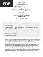 United States v. Richard A. Davis, 576 F.2d 1065, 3rd Cir. (1978)