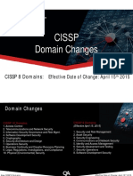 CISSP 8 Domain Refresh Summary Guide 15042015